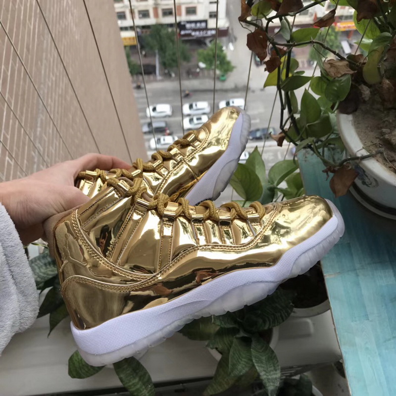 Authentic Air Jordan 11 Liquid Gold